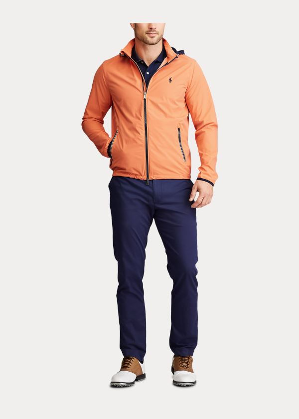 Chaquetas Ralph Lauren Hombre Naranjas - Packable Hooded - XJLNS4138